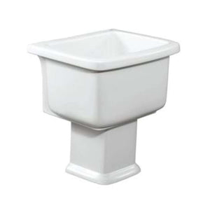 Hamito Pedestal for slop hopper 180 x 240mm in white