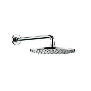 Wall Shower head with wall mounted shower arm in chrome 200 x 437 x 95 mm