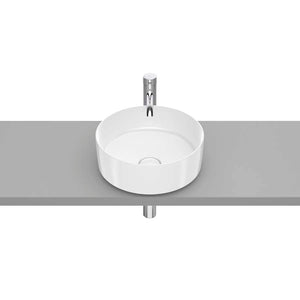 Inspira Over countertop FINECERAMIC® basin in white 370 x 370 x 140 mm