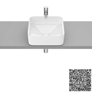 Inspira Over countertop Fineceramic® basin 370 x 370 x 140mm