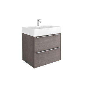 Inspira Unik (base unit and FINECERAMIC® basin) in City Oak 600 x 498 x 674 mm