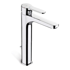 L20 Monoblock high basin mixer with pop-up waste in chrome