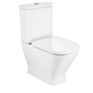 The Gap compact close-coupled Rimless toilet with dual outlet