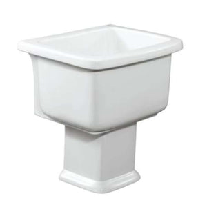 Hamito Floor-standing Slop Hopper in White