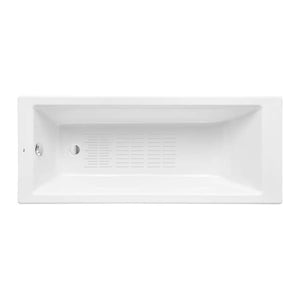 Tampa Rectangular cast Iron bath with anti-slip in white 1700 x 700 x 420 mm