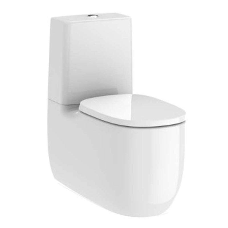 Beyond back to wall close-coupled Rimless WC with dual outlet