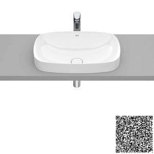 Inspira Drop-in Fineceramic® basin 550 x 370 x 75mm