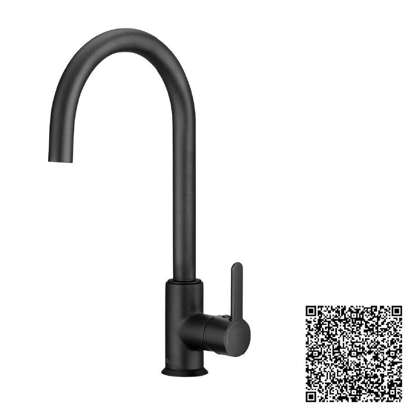 Mencia Kitchen sink mixer with swivel spout