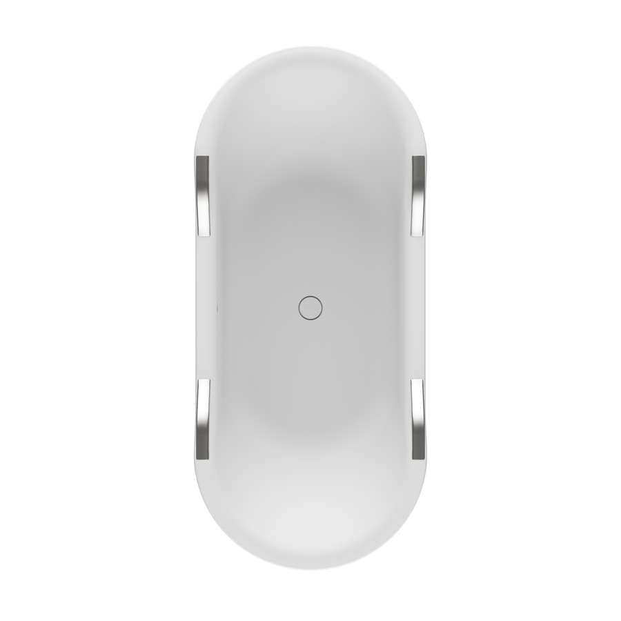 Armani/Roca A24844800V Freestanding bathtub in Off-White Bathtub