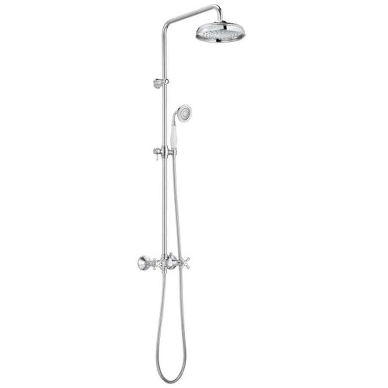 Carmen shower mixer with rain shower and hand shower