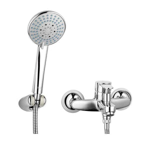 Mitos wall-mounted bath mixer in chrome