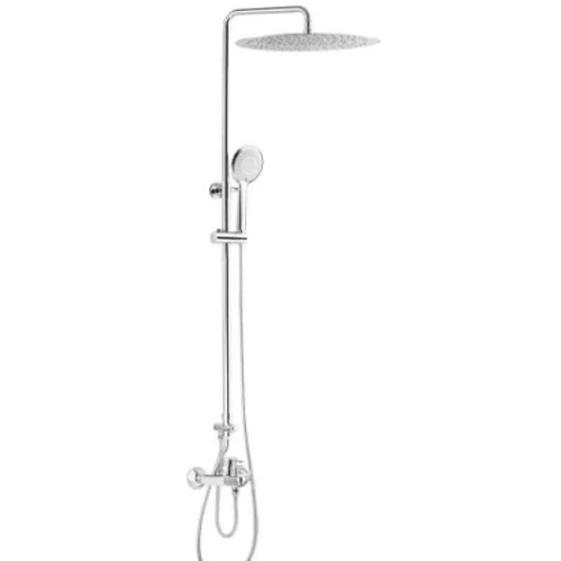 Mitos round shower column in chrome