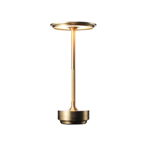TN001-01BS Lighting Cordless LED Table Lamp, Brass