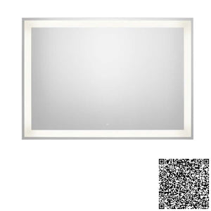 Iridia Mirror with perimetral LED lighting and demister device 1400 x 37 x 700mm
