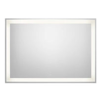 Iridia Mirror with perimetral LED lighting and demister device 1400 x 37 x 700mm