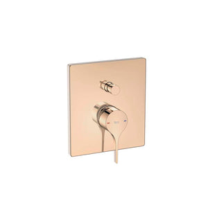 Insignia Built-in bath-shower mixer in rose gold (To complete with RocaBox 525869403)