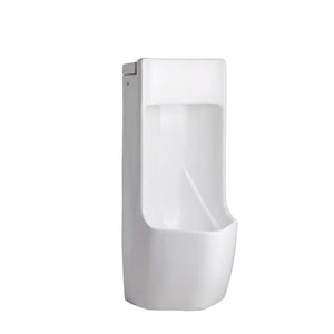 Site Vitreous china urinal with back inlet in white 357 x 375 x 900 mm