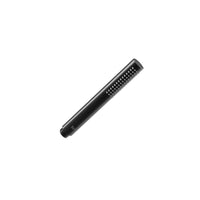 Roca NU Wall-mounted bath-shower mixer with automatic diverter and Pin handle (A5A023FCN0/  + STELLA Sliding bar 800mm with adjustable bracket + 1700mm anti-torsion metallic shower hose + stick round handshower in Titanium Black