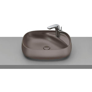 Beyond Over countertop FINECERAMIC? basin in coffee 585 x 455 x 160 mm