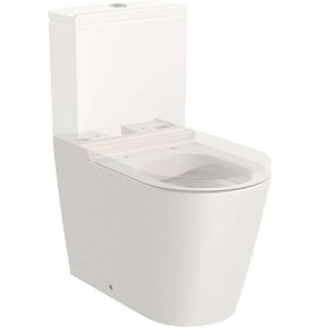 Inspira Round A342526650 Rimless Close-coupled Toilet Bowl