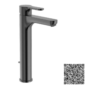 L20 Monoblock high basin mixer with spring waste