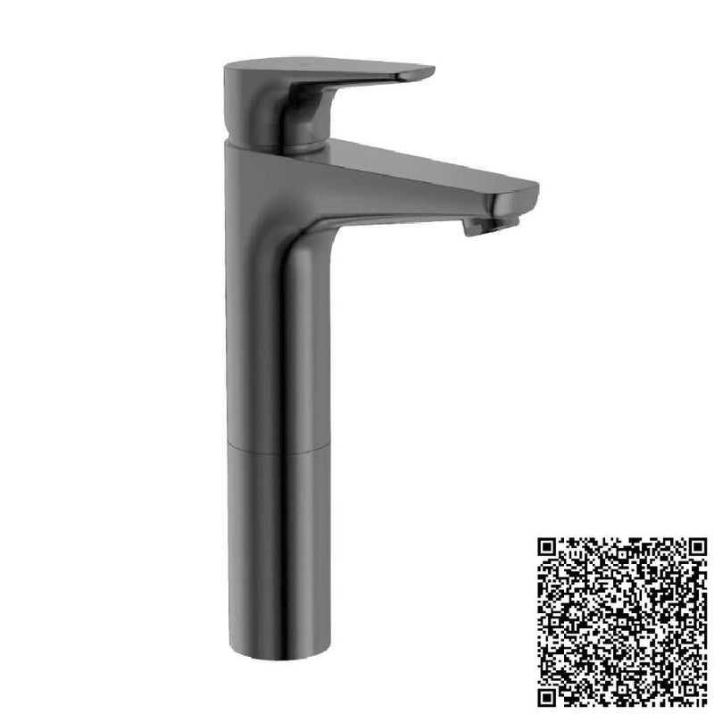 Atlas Monoblock high basin mixer with pop-up waste