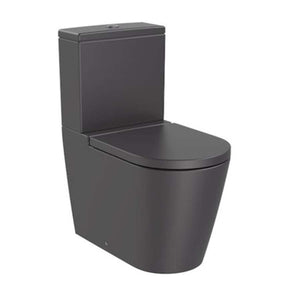 Inspira Round rimless back to wall close-coupled toilet with dual outlet