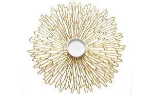 Chilewich Bloom Round Placemat - Gilded
