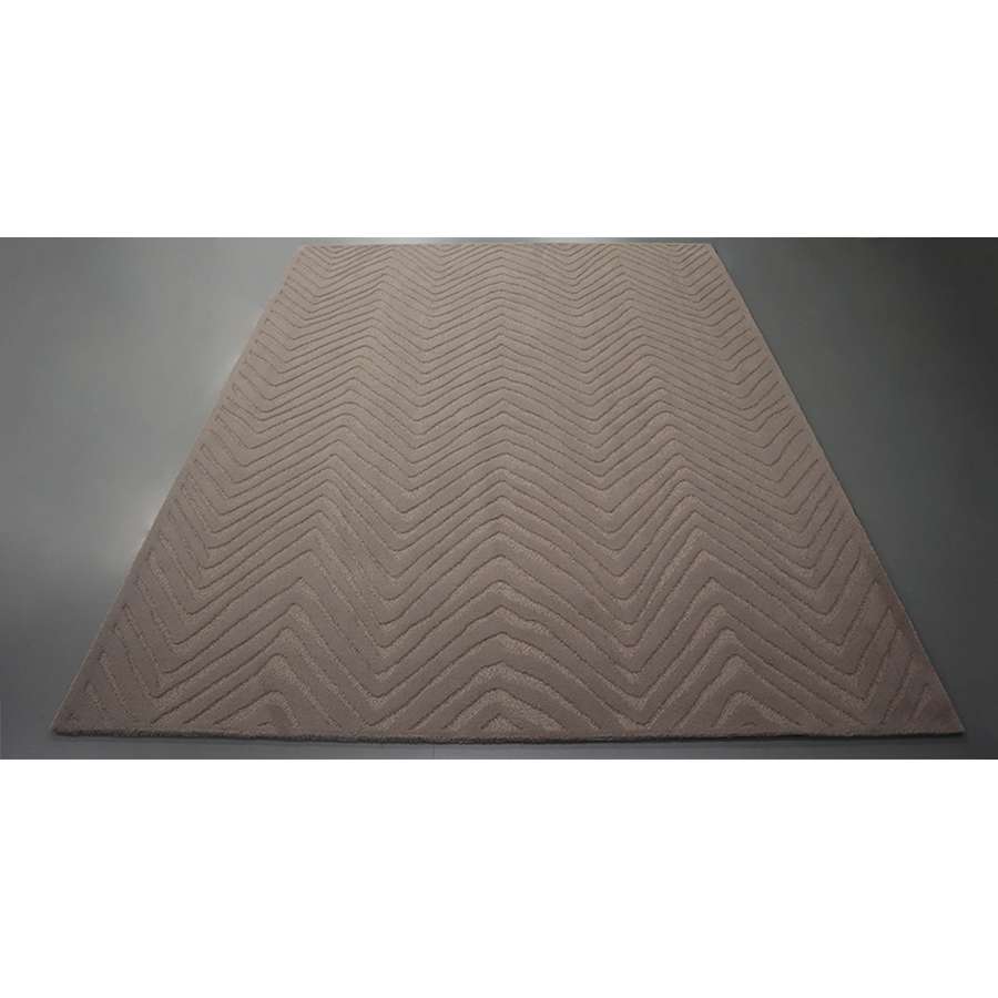 Rythm/Circular Collection Griffin Eco Hand-Tufted Cut & Loop Pile Rug