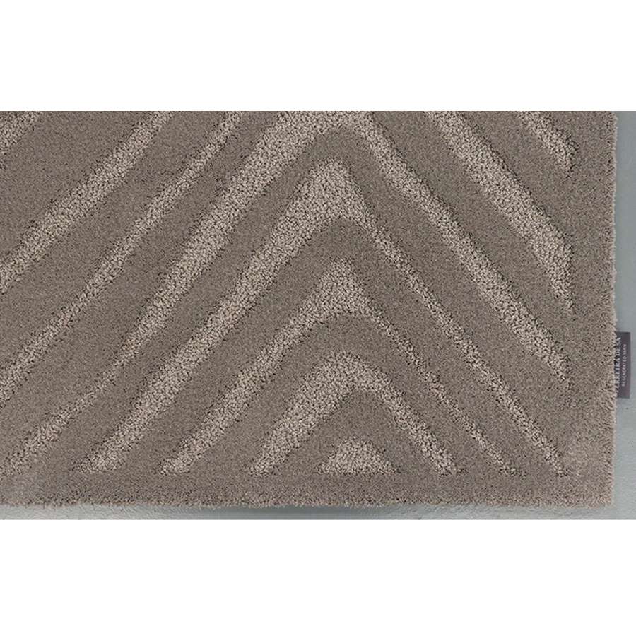 Rythm/Circular Collection Griffin Eco Hand-Tufted Cut & Loop Pile Rug