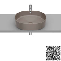 Inspira Over countertop Fineceramic® basin 500 x 370 x 140mm