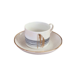 Artisan Brush - Western Tea Cup with Saucer 170 ml