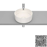 Inspira Over countertop Fineceramic® basin 370 x 370 x 140mm