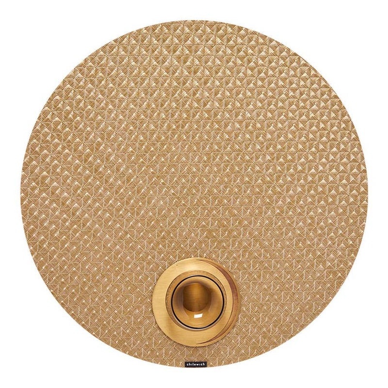 Chilewich Origami Round Placemat - Honey