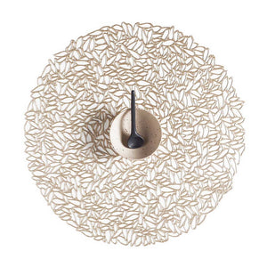Petal Round Placemat 380 mm - Champagne