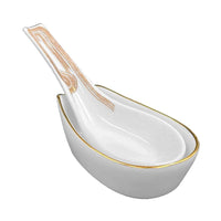 Art Deco Garden - Chinese Spoon with Spoon Holder Set
