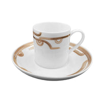 Art Deco Garden - Coffee Cup with Saucer 80 ml