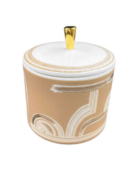 Art Deco Garden - Cylindrical Box with Lid 80 ml