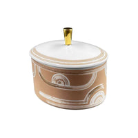 Art Deco Garden - Oval Box with Lid