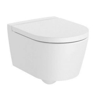 Inspira Round Compact Rimless wall-hung toilet
