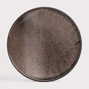 Bronze Mirror tray 480 x 40 mm - Small - Round