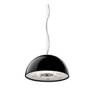 F6405030 Lighting Indoor Suspension Lamps, Finishes Black, included light bulb