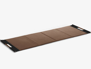 MATA - Protecting Leather Mat - 1800 x 600 mm - Brown with Black Additions