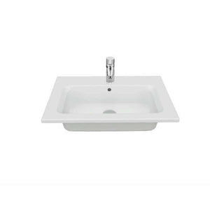 The Gap vanity washbasin in white 605x460mm