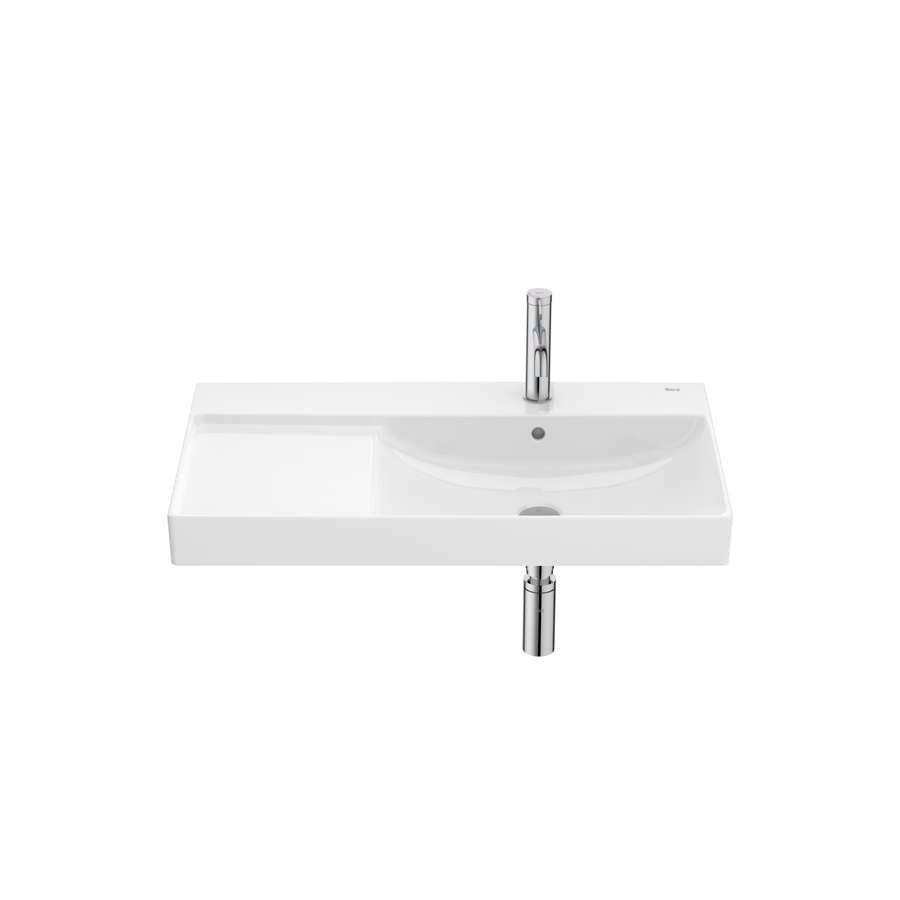 ONA A327688000 Wall-hung vitreous china basin in white 800 x 460 x 160 mm