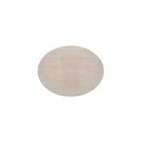 Chilewich Mini Basketweave Oval Placemat - Parchment