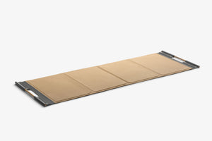 MATA - Protecting Leather Mat - 1800 x 600 mm - Beige with Black Additions