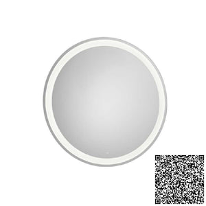 Iridia Round mirror with perimetral LED lighting and demister device (Ø1000mm)