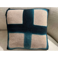 Baby Alpaca Cushion Cover - 45 X 45 Cm - Spruce / Light Coffee