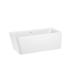 ONA Asymmetric right corner Stonex bathtub with panels 1600 x 700 x 590 mm